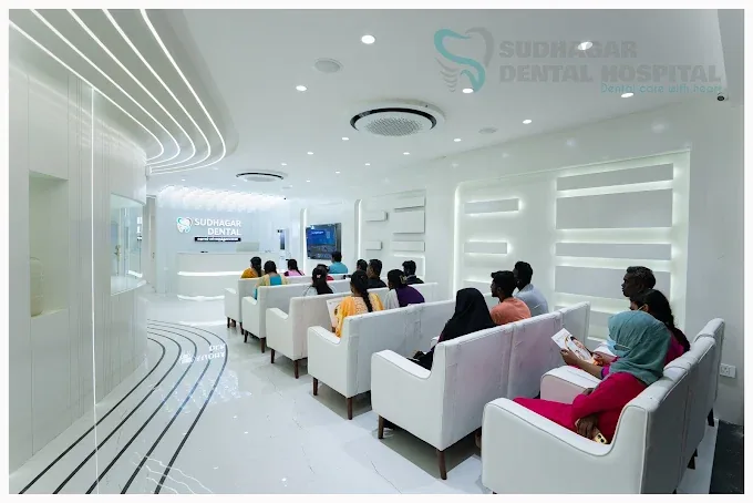 Calm, modern waiting lounge